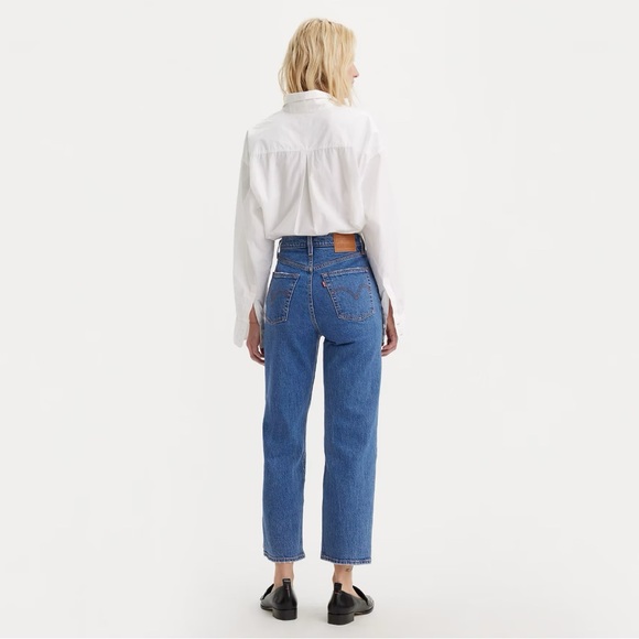 Levi’s Ribcage Straight Ankle Jeans Size 27 - Picture 3 of 13